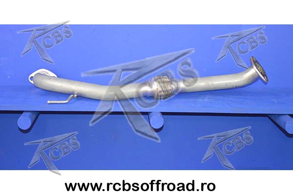 teava esapament toba cu flexibil fata