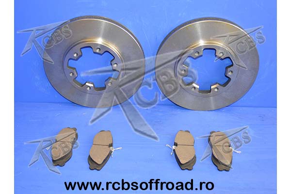 set placute/discuri frana fata