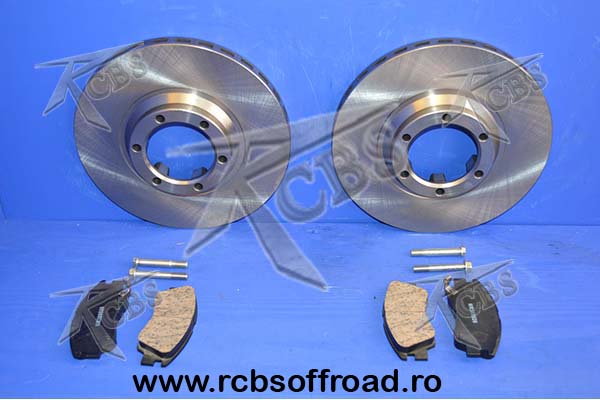 set placute/discuri si pini fixare frana fata 276mm discuri