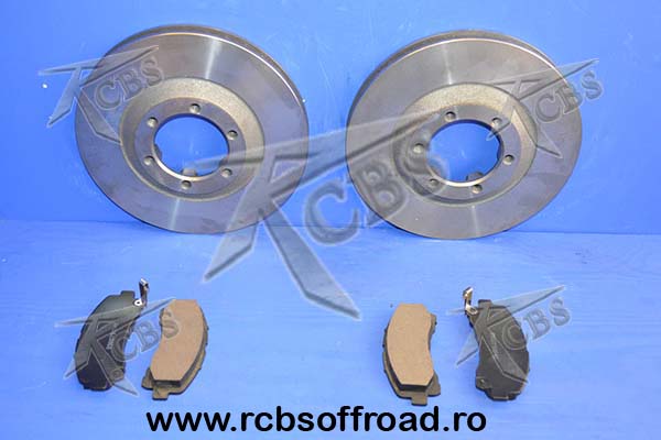 set placute/discuri frana fata