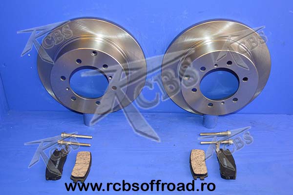 placute/discuri  si set pini fixare frana spate