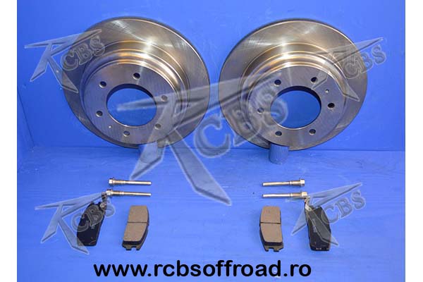 placute/discuri si set pini fixare frana spate