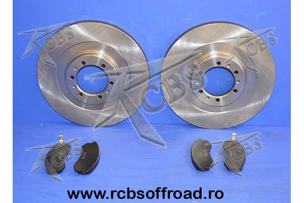 set placute / discuri frana fata 312mm disc frana