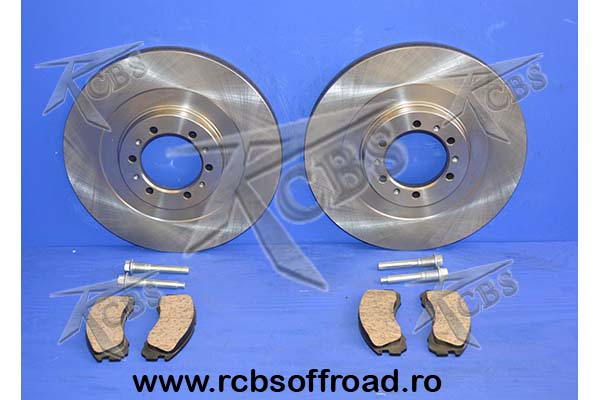 placute/discuri si set fixare frana fata 312mm diametru